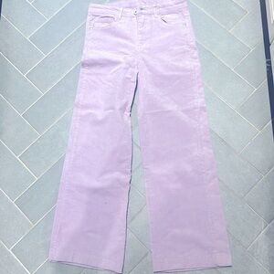 Lavender Girls wide leg corduroy jeans.  Art Class